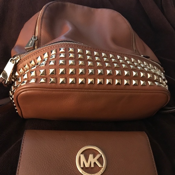 Rhea Medium Studded Leather Backpack